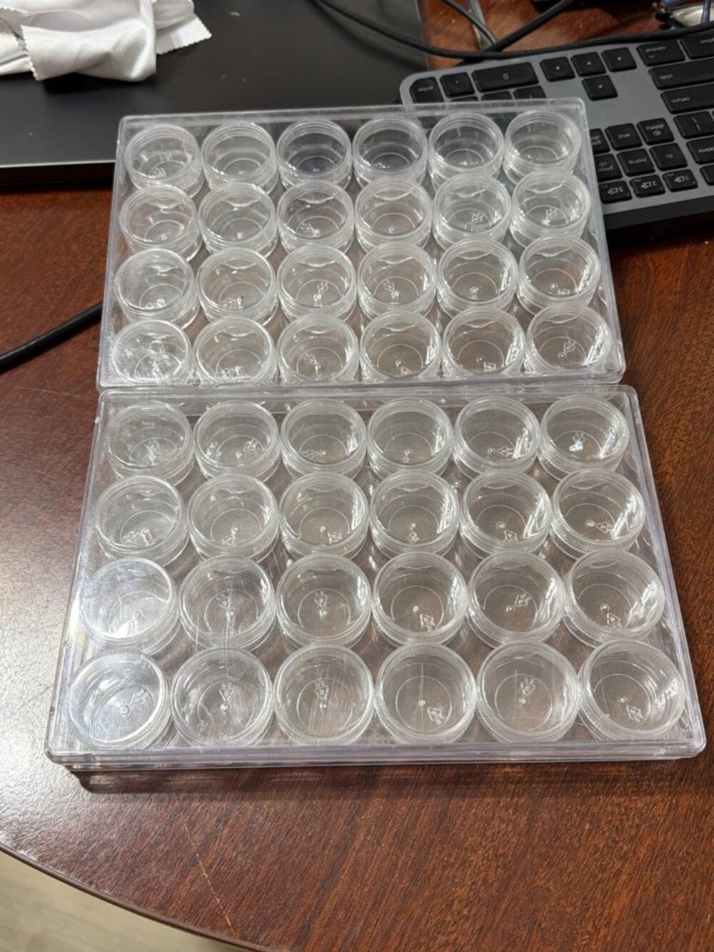 24-Jar Bead Storage Container - Set of 2 (total of 48 containers)